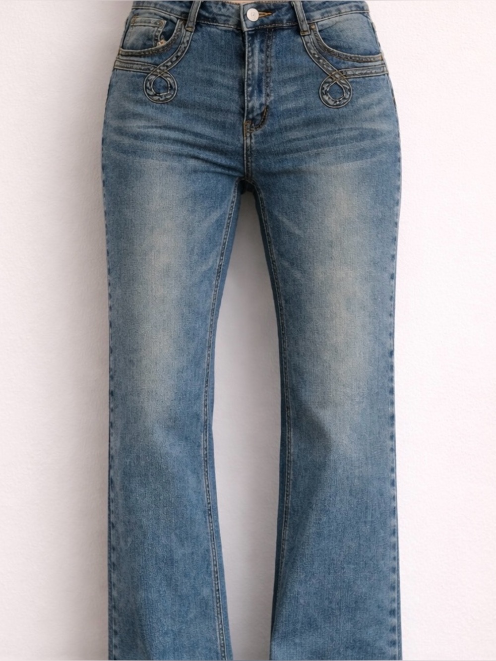 BLUE ARTEMIS High Rise Straight leg jeans 12P